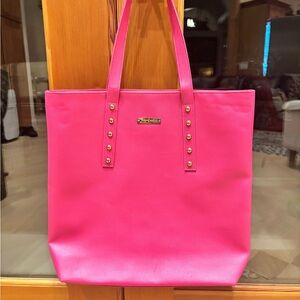 NWOT Juicy Couture Hot Pink and Gold Tote Bag